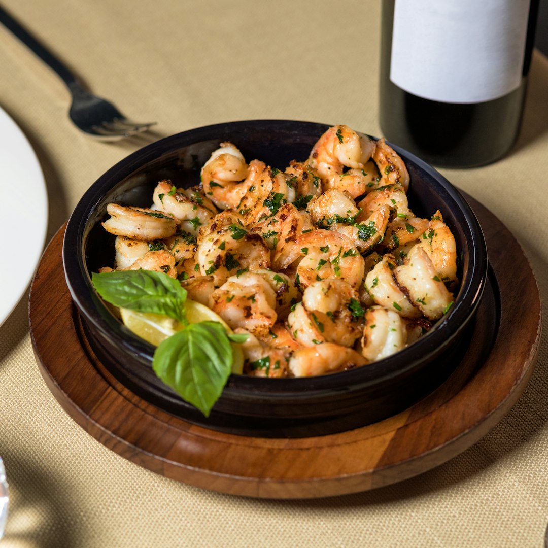 Caribbean shrimp dish