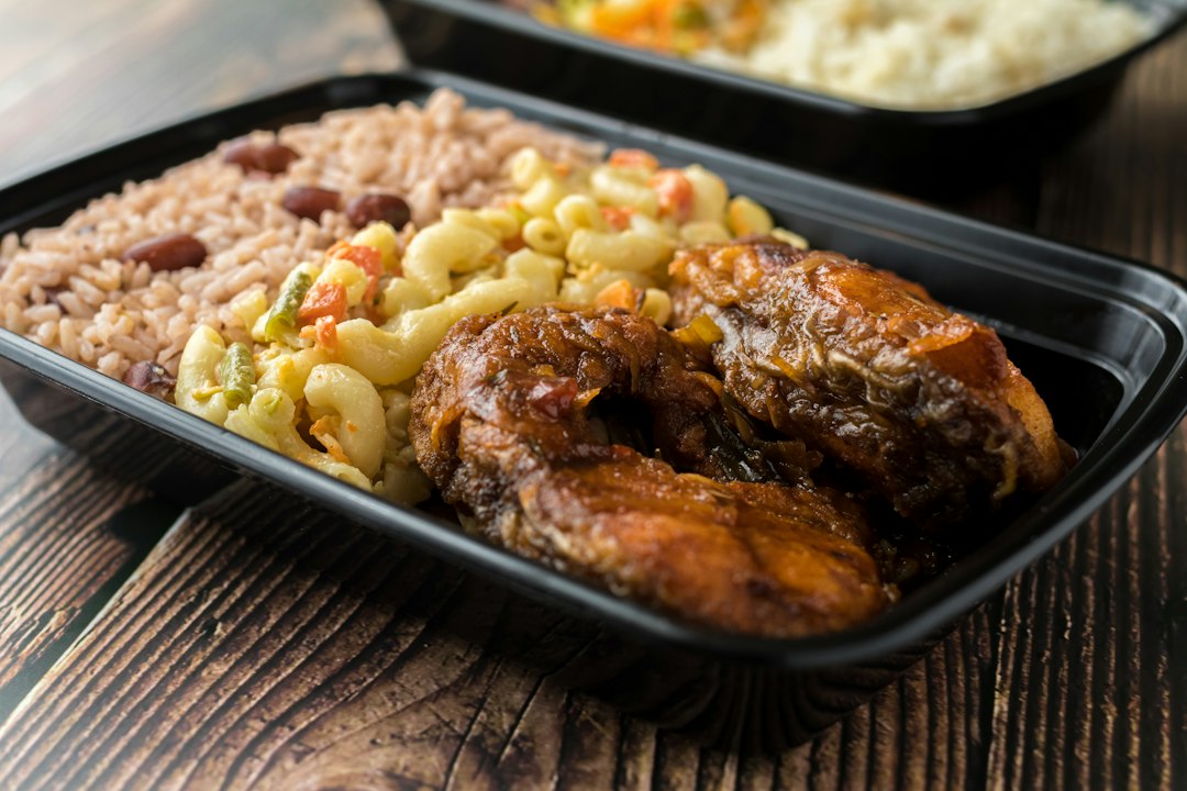 Caribbean fish and rice dish